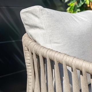 Garden Impressions Normandie Loungeset - Taupe/Vally Sand - afbeelding 7