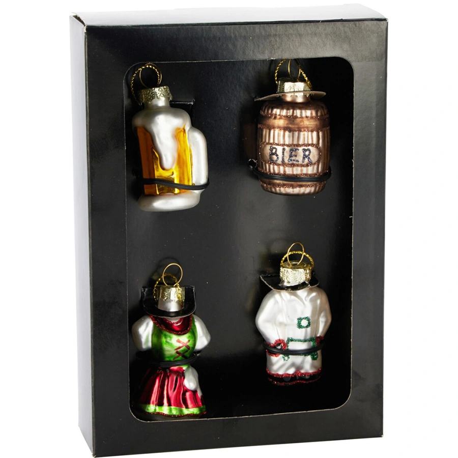 Kersthanger Oktoberfest 5 cm - 4 st. - afbeelding 3