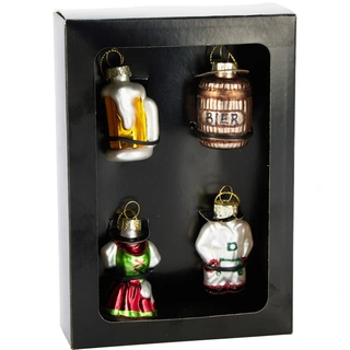 Kersthanger Oktoberfest 5 cm - 4 st. - afbeelding 3