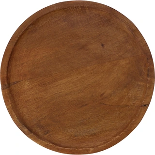 Onderbord 28 cm - Walnoot