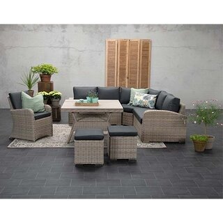 Garden Impressions Ontario Lounge- diningset - Vintage Willow - afbeelding 4
