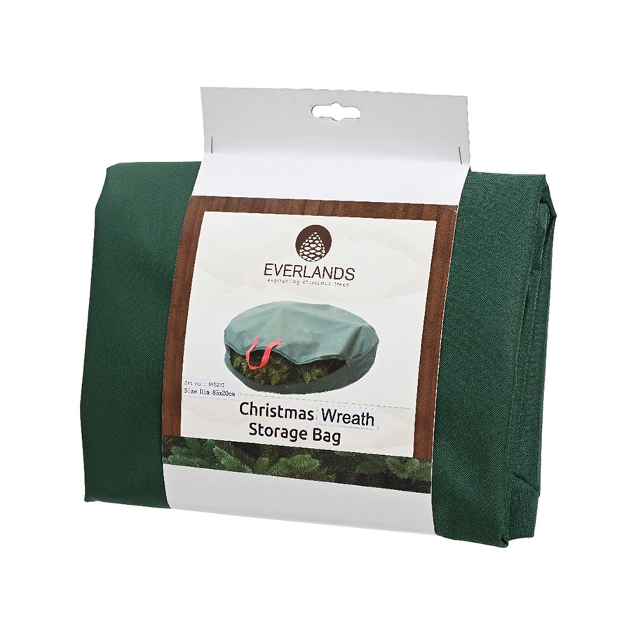 Everlands Opbergzak Kerstkrans - Ø85 cm - afbeelding 1
