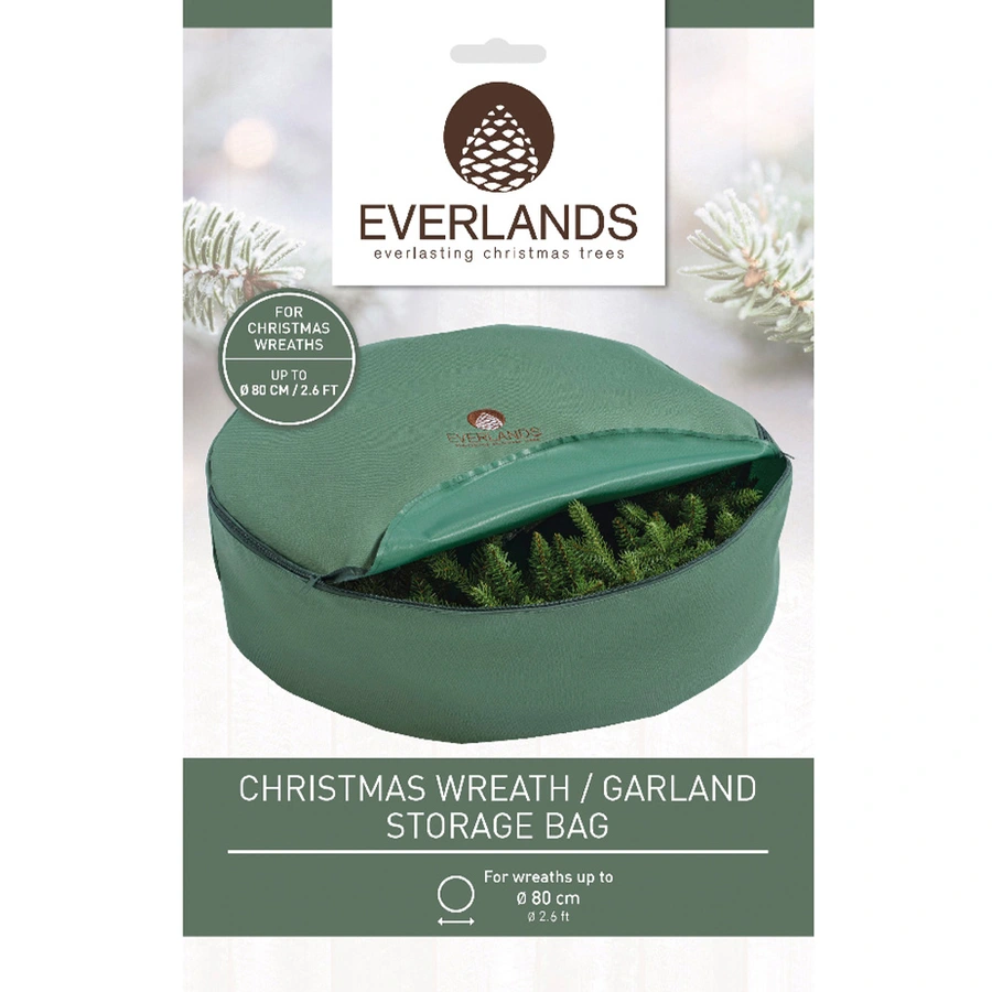 Everlands Opbergzak Kerstkrans - Ø85 cm - afbeelding 2