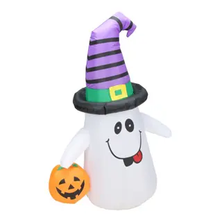 Halloween Opblaasbaar Spook - 124 cm | Tuincentrum De Boet