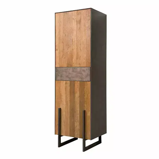 Preventie huisvrouw stropdas Tower Living Ora Opbergkast Rechts - 57x45x182 cm | De Boet