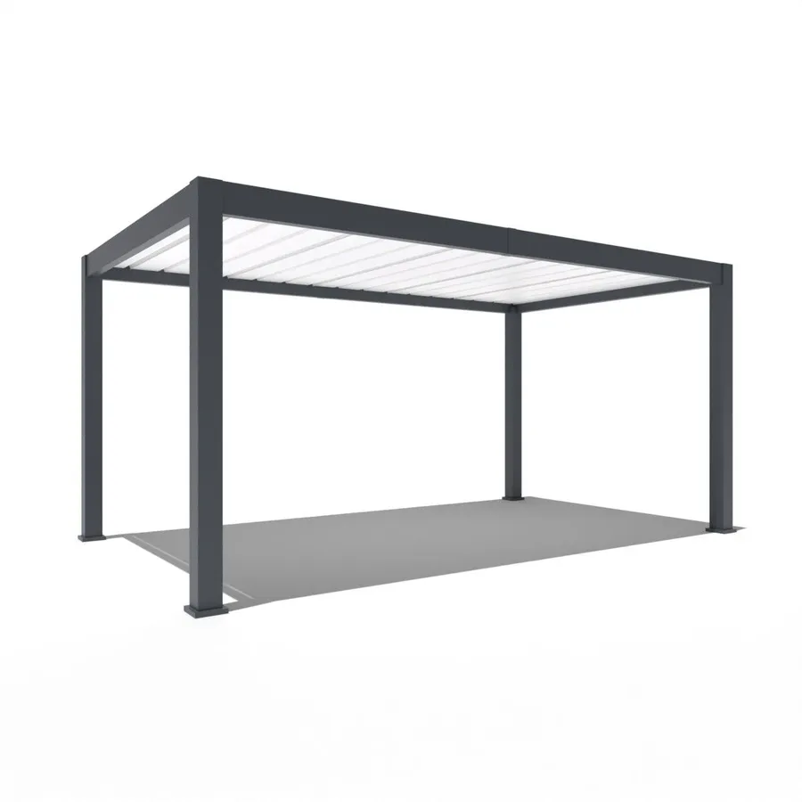Orion Carport - 300x530 cm - Antraciet - afbeelding 1
