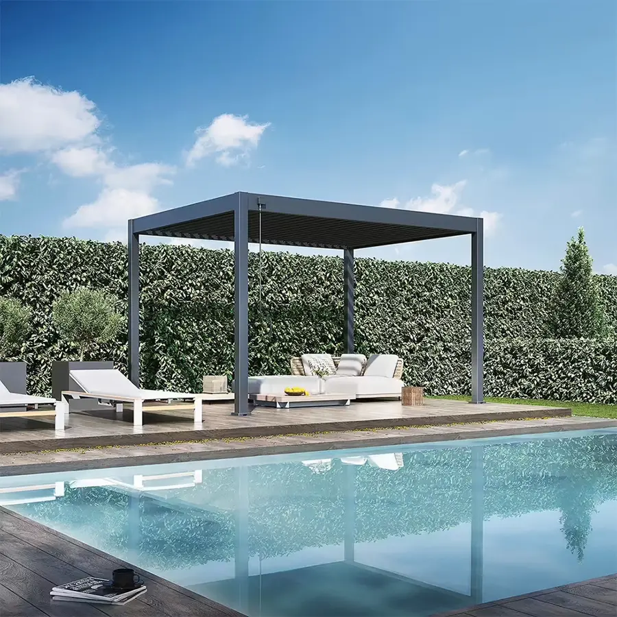 Orion Comfort Overkapping 300x400 cm - Antraciet - afbeelding 3