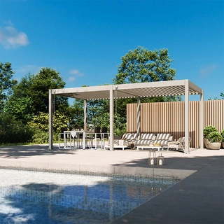 Orion Comfort Overkapping 300x600 cm - Kiezelgrijs - afbeelding 6