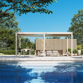 Orion Comfort Overkapping 300x600 cm - Kiezelgrijs - afbeelding 7