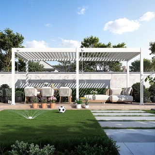 Orion Comfort Overkapping 300x600 cm - Wit - afbeelding 7