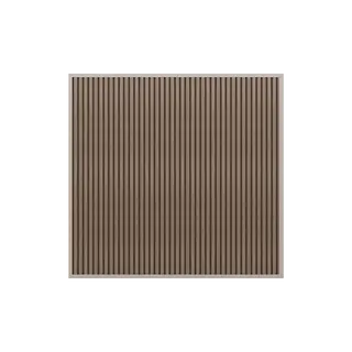 Orion Composietwand - 265x236 cm - Kiezelgrijs/Teak - afbeelding 2