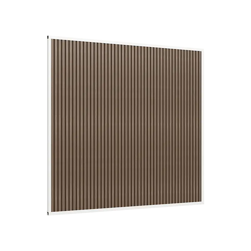 Orion Composietwand - 265x236 cm - Wit/Teak - afbeelding 1