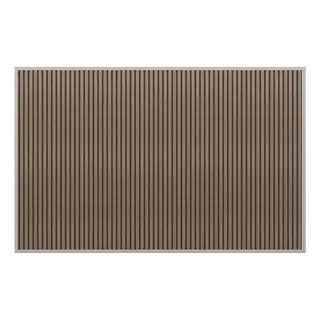 Orion Composietwand - 360x236 cm - Kiezelgrijs/Teak - afbeelding 2