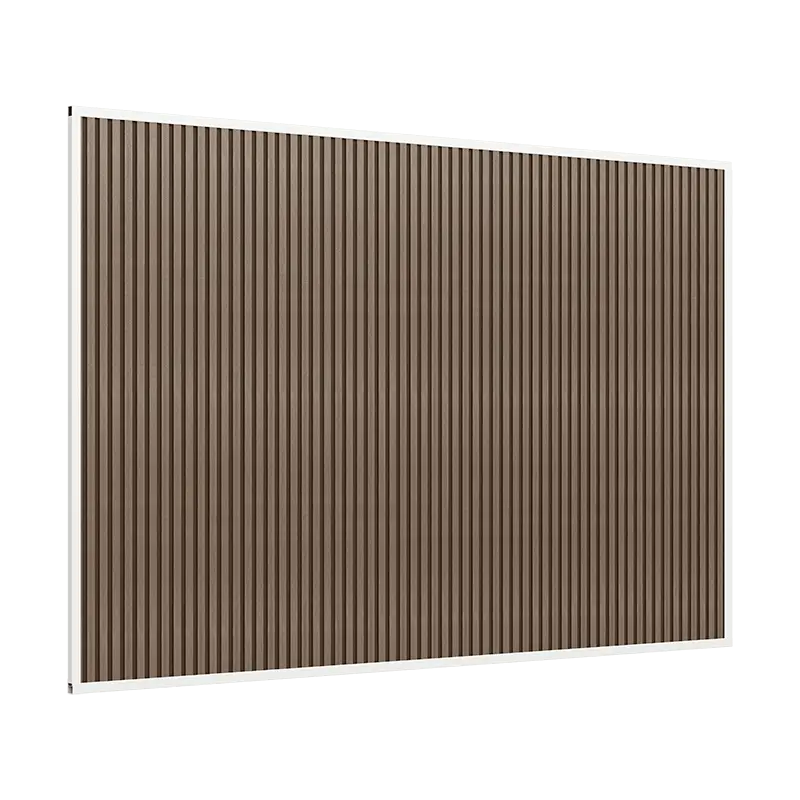 Orion Composietwand - 360x236 cm - Wit/Teak - afbeelding 1