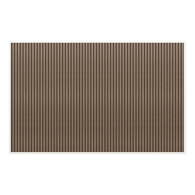 Orion Composietwand - 400x236 cm - Wit/Teak - afbeelding 2