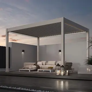 Orion Deluxe E-LED Overkapping 300x400 cm - Kiezelgrijs - afbeelding 3