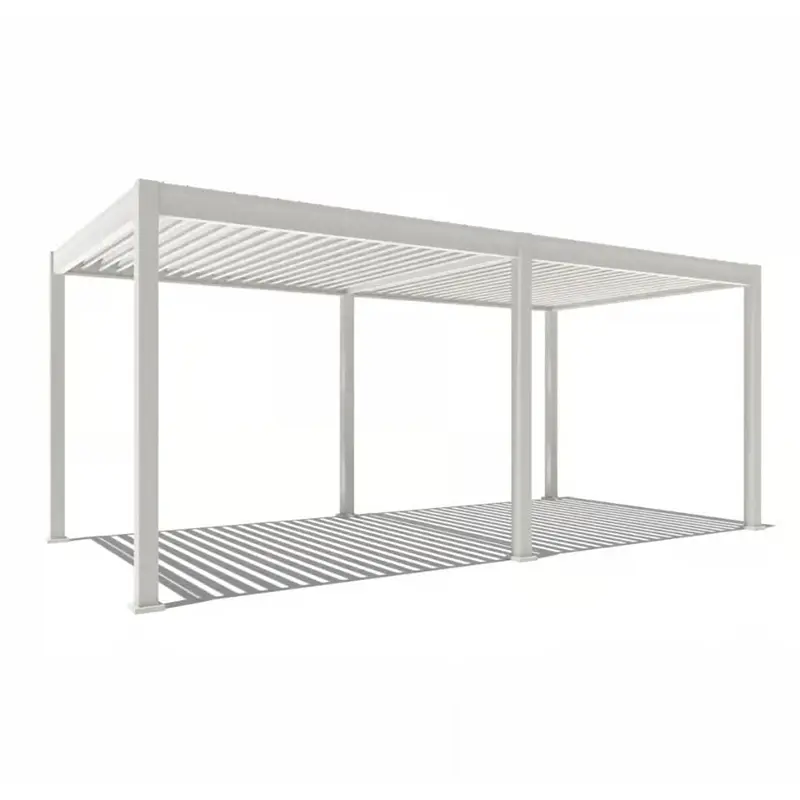 Orion Deluxe E-LED Overkapping 300x600 cm - Wit - afbeelding 1