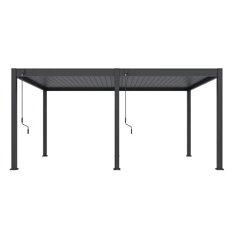 Orion Deluxe E-LED Overkapping 360x530 cm - Antraciet - afbeelding 2