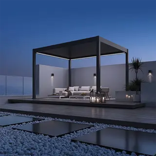 Orion Deluxe E-LED Overkapping 360x530 cm - Antraciet - afbeelding 3