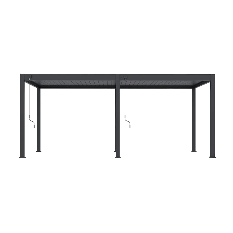 Orion Deluxe E-LED Overkapping 360x720 cm - Antraciet - afbeelding 2
