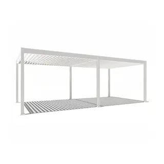 Orion Deluxe E-LED Overkapping 360x720 cm - Wit