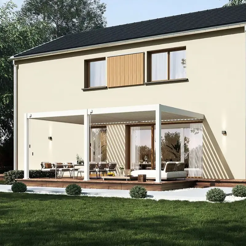 Orion Deluxe Muurbevestiging 360x530 cm - Kiezelgrijs - afbeelding 3