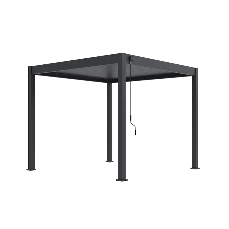 Orion Deluxe Overkapping 300x300 cm - Antraciet - afbeelding 1