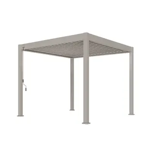 Orion Deluxe Overkapping 300x300 cm - Kiezelgrijs