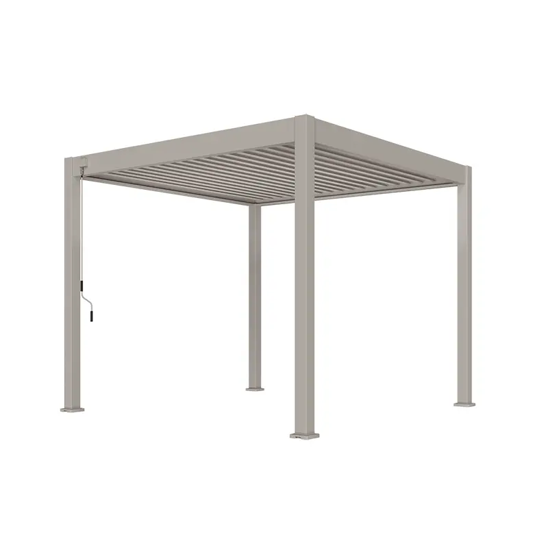 Orion Deluxe Overkapping 300x300 cm - Kiezelgrijs - afbeelding 1