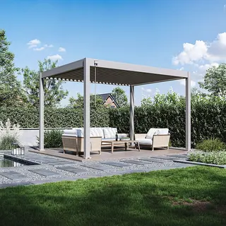 Orion Deluxe Overkapping 300x400 cm - Kiezelgrijs - afbeelding 3