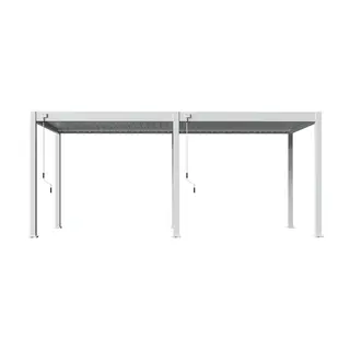 Orion Deluxe Overkapping 300x600 cm - Wit - afbeelding 2