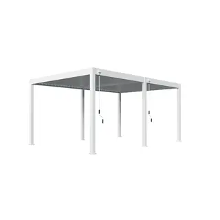 Orion Deluxe Overkapping 360x400 cm - Wit