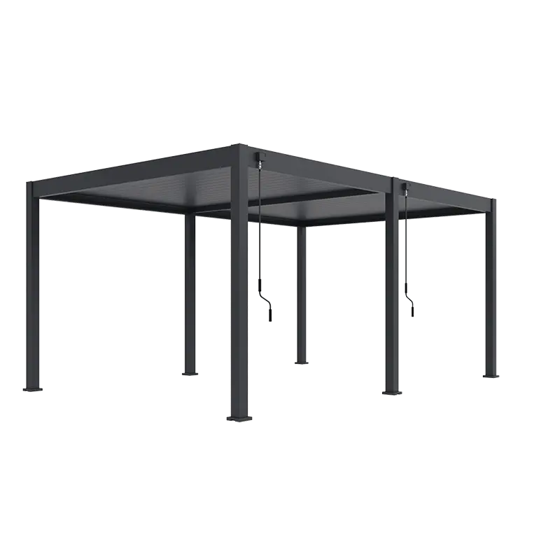 Orion Deluxe Overkapping 360x530 cm - Antraciet - afbeelding 1