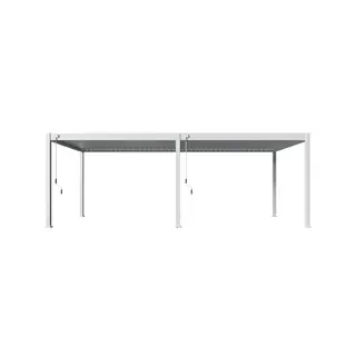Orion Deluxe Overkapping 360x720 cm - Wit - afbeelding 2