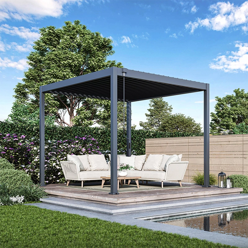 Orion Eco Overkapping 300x300 cm - Antraciet - afbeelding 4