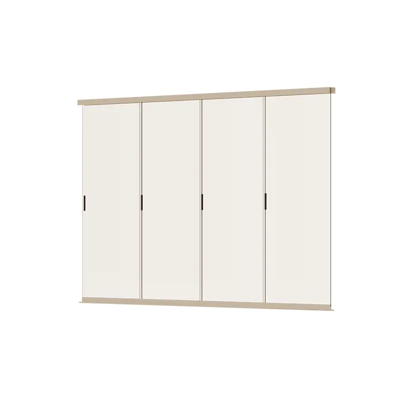 Orion Glaswand - Verschuifbaar - 300x236 cm - Kiezelgrijs - afbeelding 1