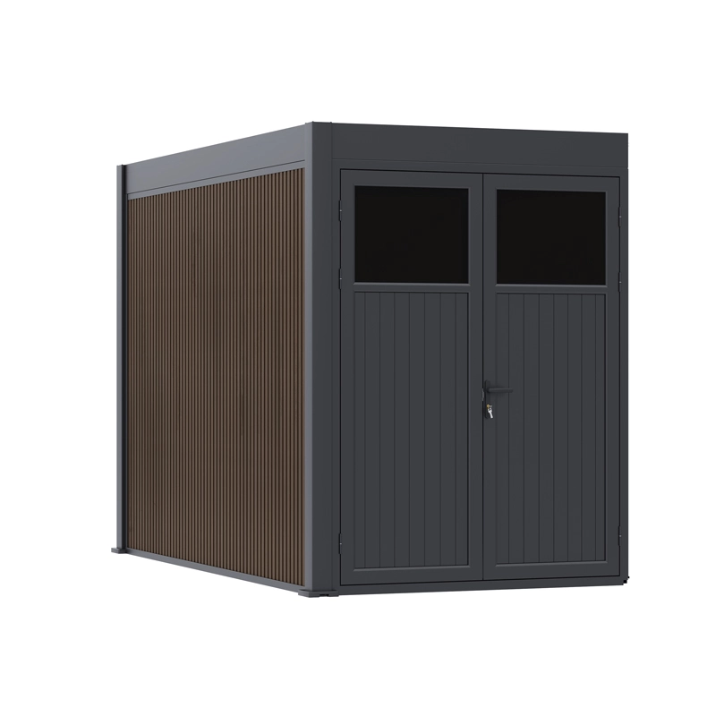 Orion Opbergmodule - 400 cm - Antraciet/Wood - afbeelding 1