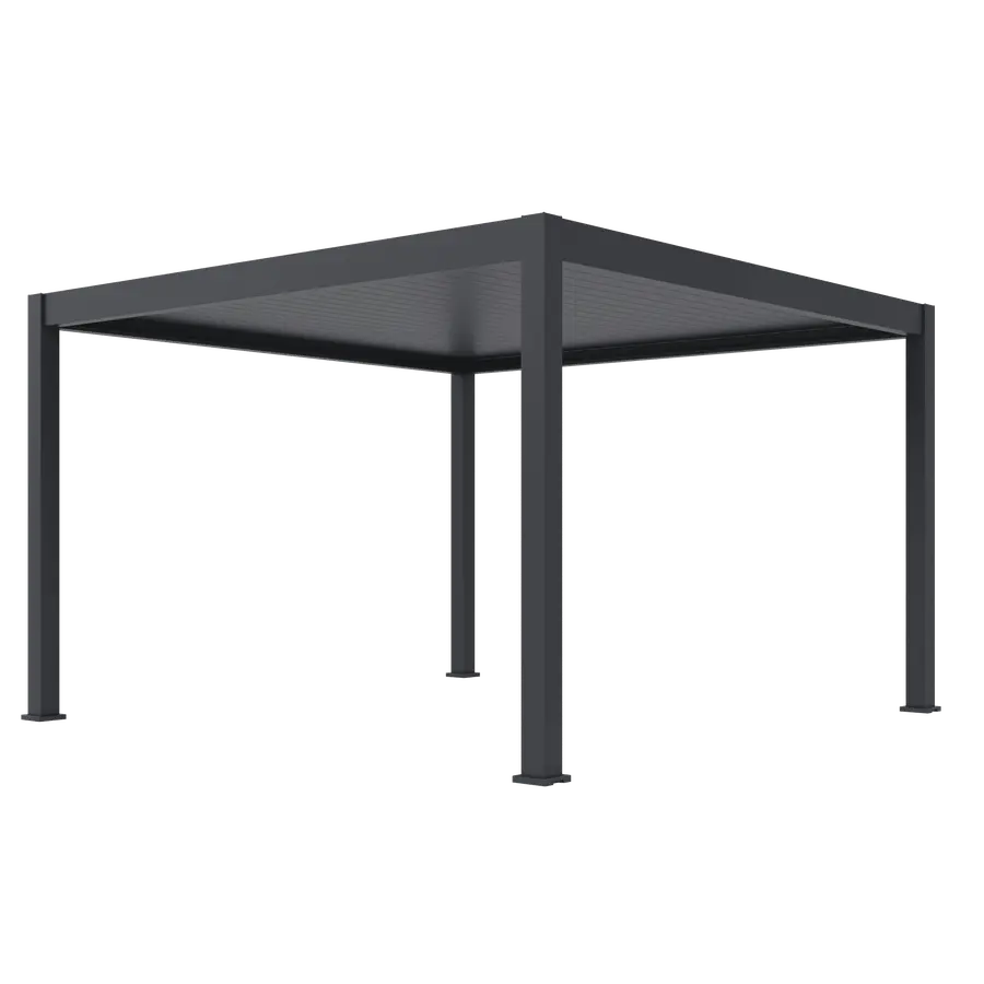 Orion Premium E-LED Overkapping 400x400 cm - Antraciet - afbeelding 1