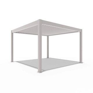 Orion Premium E-LED Overkapping 400x400 cm - Kiezelgrijs - afbeelding 1