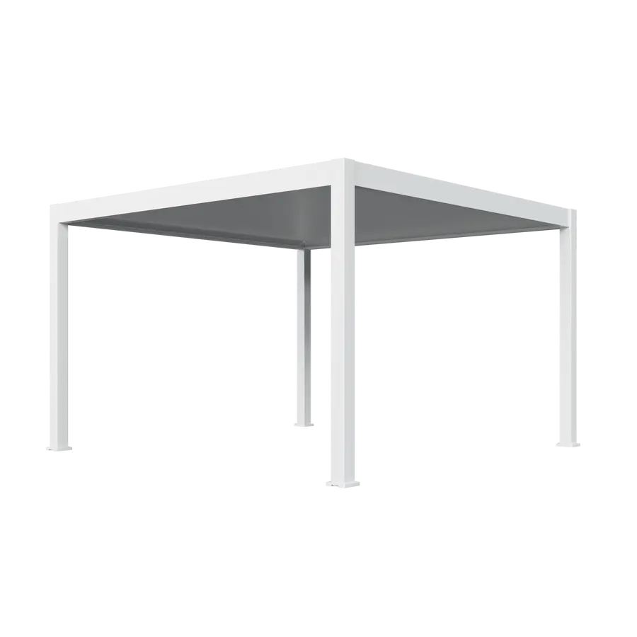 Orion Premium E-LED Overkapping 400x400 cm - Wit - afbeelding 1