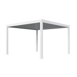 Orion Premium E-LED Overkapping 400x400 cm - Wit - afbeelding 1