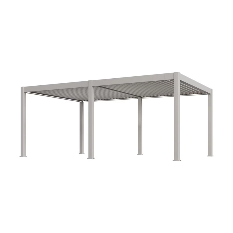 Orion Premium E-LED Overkapping 400x600 cm - Kiezelgrijs - afbeelding 1