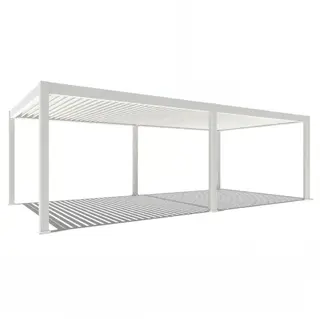 Orion Premium E-LED Overkapping 400x600 cm - Wit - afbeelding 1