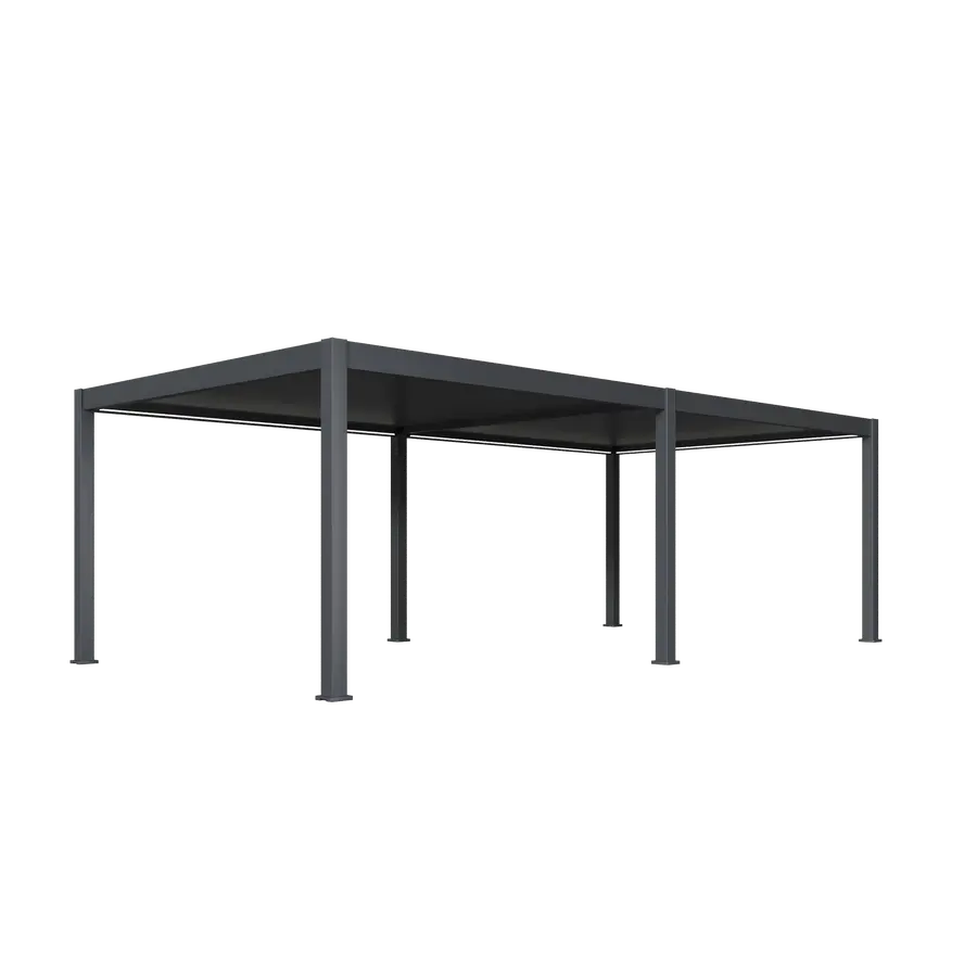 Orion Premium E-LED Overkapping 400x800 cm - Antraciet - afbeelding 1