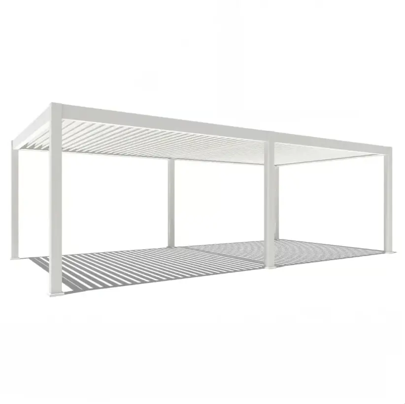 Orion Premium E-LED Overkapping 400x800 cm - Wit - afbeelding 1