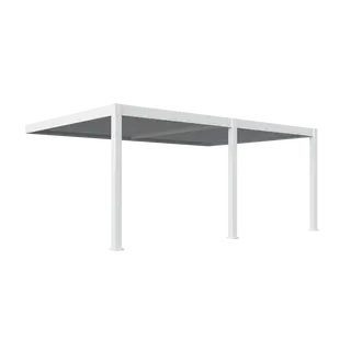 Orion Premium E-LED Overkapping Muurbevestiging - 400x800 cm - Wit - afbeelding 1