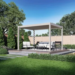 Orion Premium Overkapping 400x400 cm - Wit - afbeelding 2
