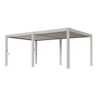 Orion Premium Overkapping 400x600 cm - Kiezelgrijs - afbeelding 1
