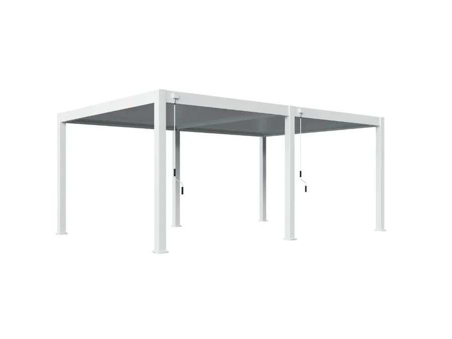 Orion Premium Overkapping 400x800 cm - Wit - afbeelding 1