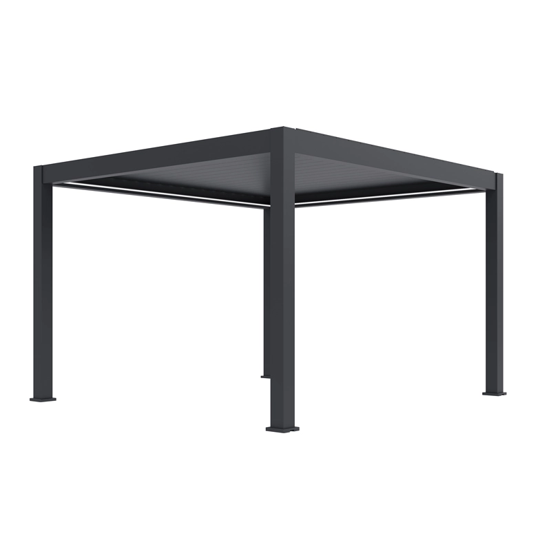 Orion Prestige E-LED Overkapping 400x400 cm - Antraciet - afbeelding 1